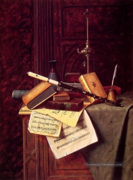 Nature morte 1885 William Harnett Peinture à l'huile